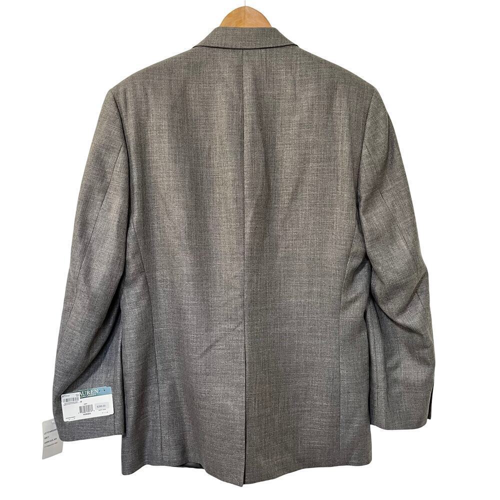 Lauren Ralph Lauren UltraFlex Heathered Blazer Size 40 Gray Classic Men’s NWT - Picture 2 of 13
